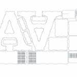 vector descargable para reproducir el diseño de una caja en forma de letra A.  Utiliza tu máquina de corte CNC