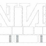 vector descargable para reproducir el diseño de una caja en forma de letra N.   Utiliza tu máquina de corte CNC