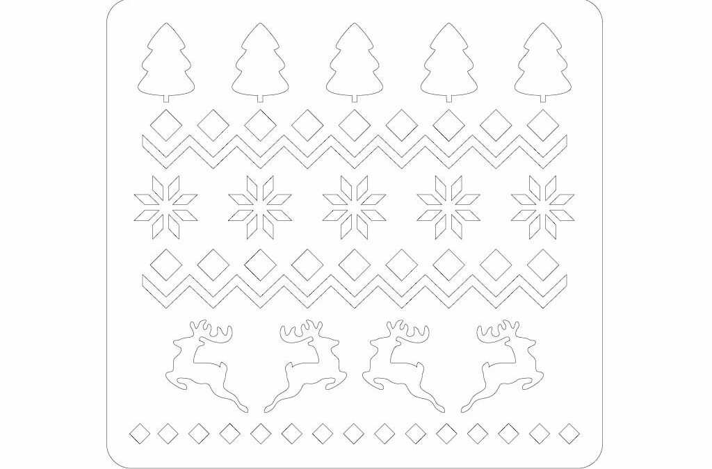Stencil navidad