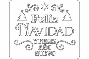 Stencil ‘feliz navidad’