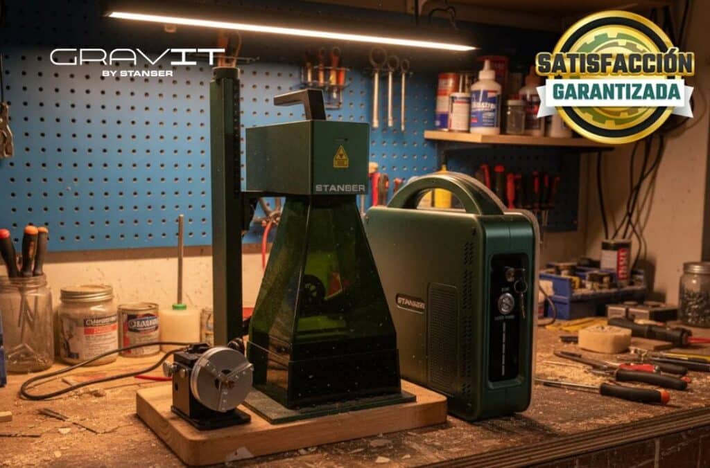 Equipo de grabado láser fibra Gravit