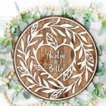 Decoración para boda - Vector descarganle para corte CNC y grabado laser gratis | Stanser