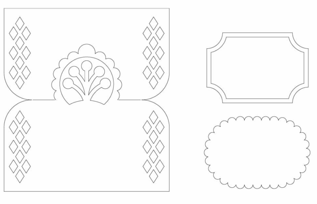 Identificador diente de león — vector para corte CNC