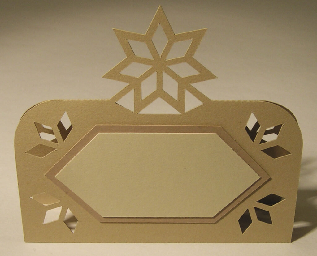Identificador estrella de 7 puntas — vector para corte CNC