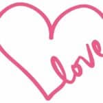 Corazón LOVE - Vector descarganle para corte CNC y grabado laser gratis | Stanser