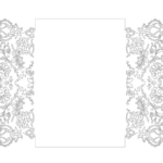 Invitación flores caladas - Vector descarganle para corte CNC y grabado laser gratis | Stanser