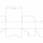 vector descargable para reproducir el diseño de una caja de tamaño 80x190x160mm.  Utiliza tu máquina de corte CNC