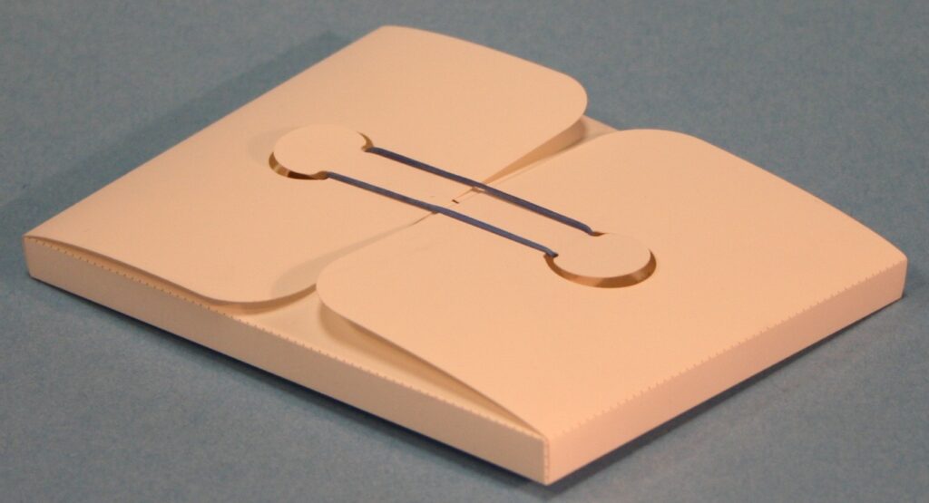 Caja de botón — vector para corte CNC