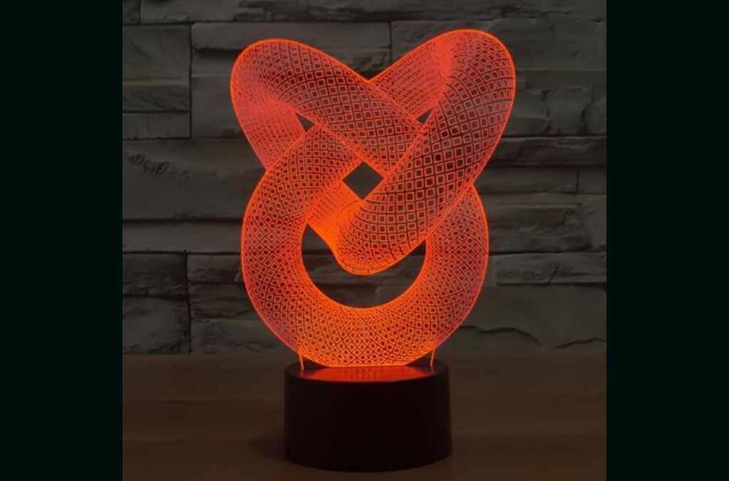 Lámpara de acrílico «Nudo» 3