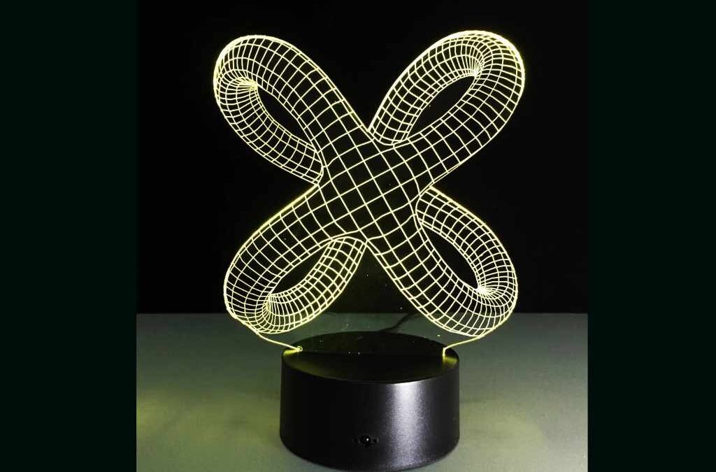 Lámpara de acrílico «Nudo» 2