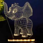 Lámpara de acrílico "Elefante" - Vector SVG DXF para Laser CO2 - Descargable gratis | Stanser