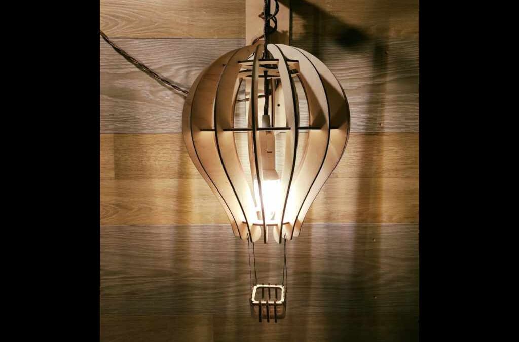 Lámpara de «Globo aerostático»