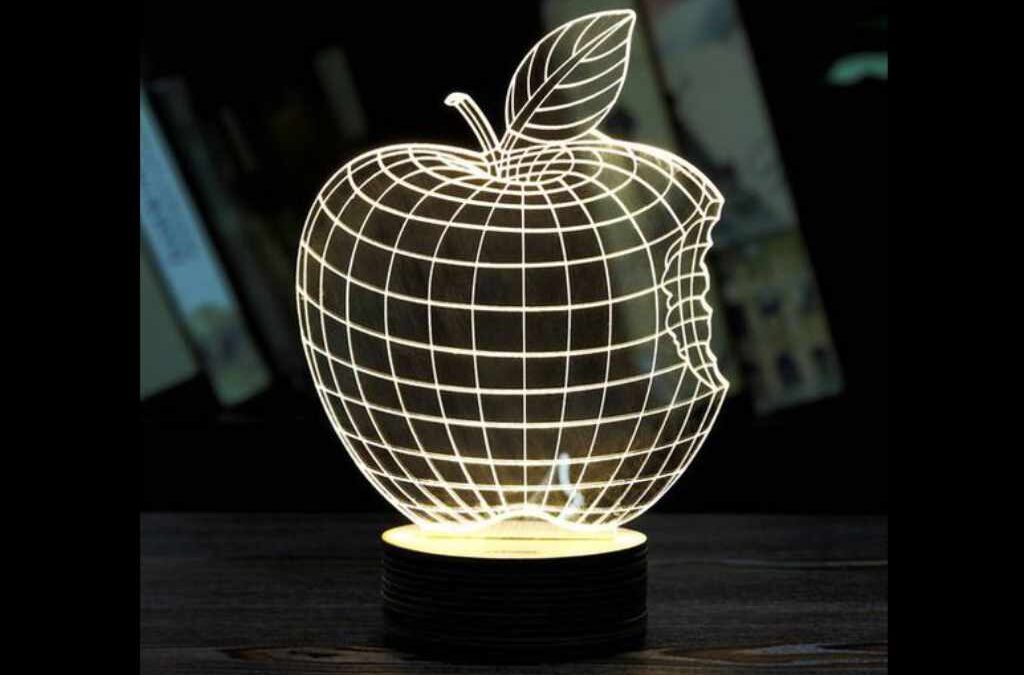 Lámpara de acrílico «Manzana»