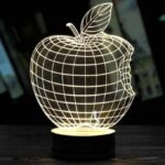 Lámpara de acrílico "Manzana" - Vector SVG DXF para Laser CO2 - Descargable gratis | Stanser