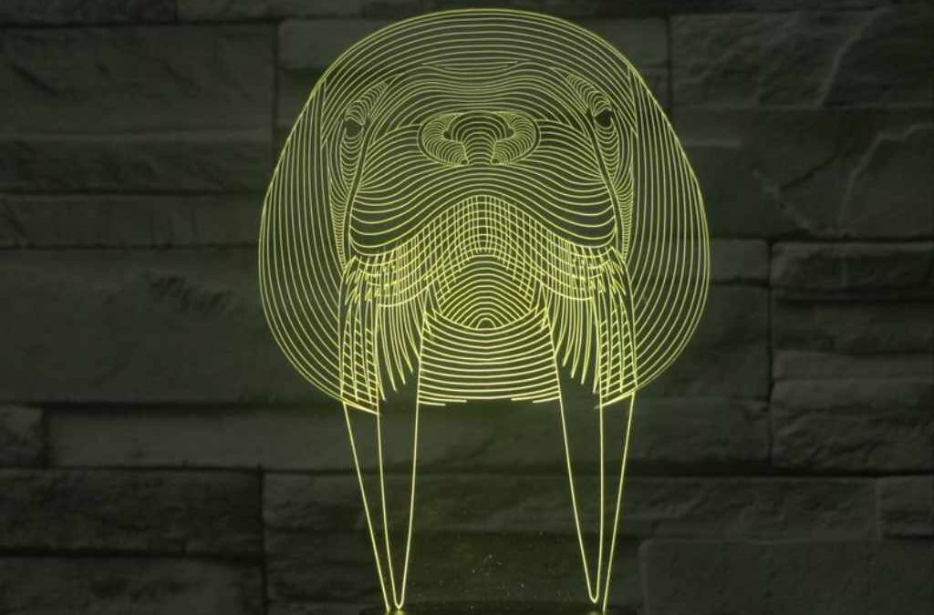 Lámpara de acrílico «Morsa»