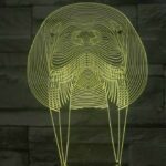 Lámpara de acrílico "Morsa" - Vector SVG DXF para Laser CO2 - Descargable gratis | Stanser