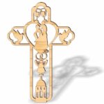 Cruz para boda - Vector SVG DXF para CNC Router y Laser CO2 - Descargable gratis | Stanser