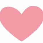 vector descargable para reproducir el diseño de un corazón rosa. Utiliza tu máquina de corte CNC para la realización de este proyecto.