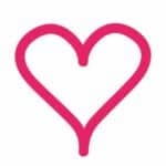 vector descargable para reproducir el diseño de un corazón rosa con punta   Utiliza tu máquina de corte CNC