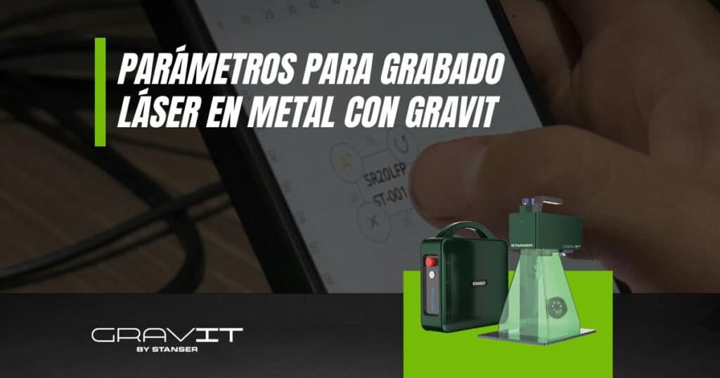 parámetros para láser fibra de grabado