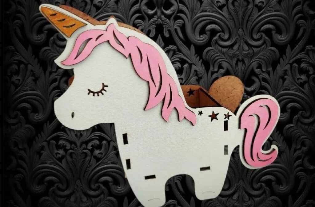 Portalápices unicornio