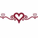Adorno corazones - Vector descarganle para corte CNC y grabado laser gratis | Stanser