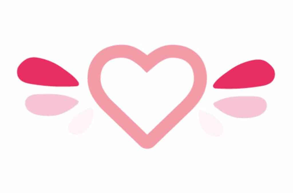 Corazón con alas