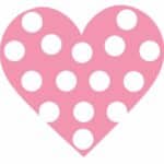 vector descargable para reproducir el diseño de un corazón con puntos.   Utiliza tu máquina de corte CNC