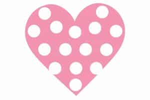 Corazón con puntos
