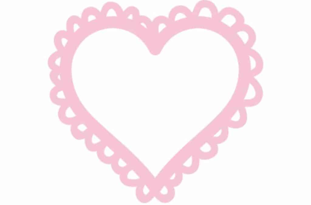 Corazón de encaje