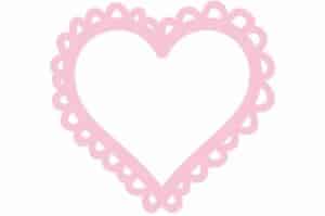Corazón de encaje