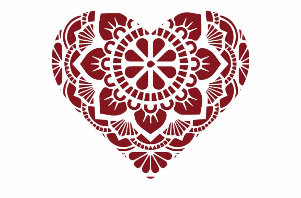 Corazón de mandala