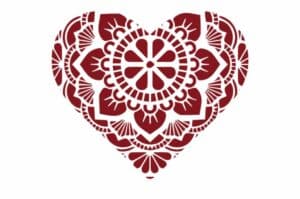 Corazón de mandala