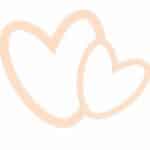 vector descargable para reproducir el diseño de un corazón grande y pequeño.   Utiliza tu máquina de corte CNC