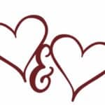 vector descargable para reproducir el diseño de un corazón con corazón.   Utiliza tu máquina de corte CNC p