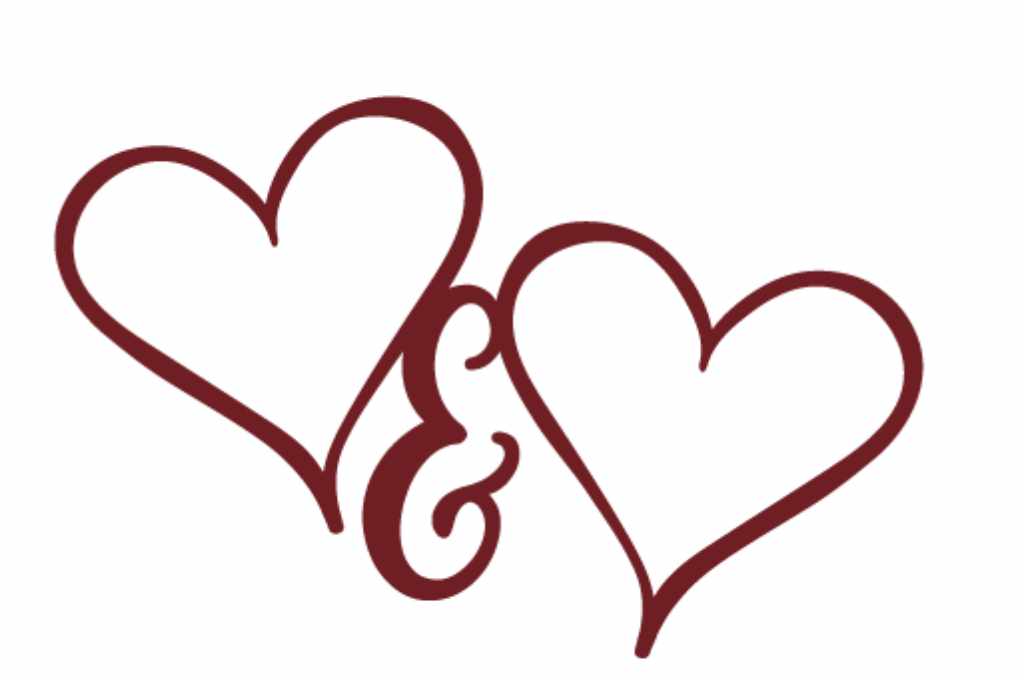 vector descargable para reproducir el diseño de un corazón con corazón.   Utiliza tu máquina de corte CNC p