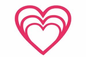 Corazones anidados