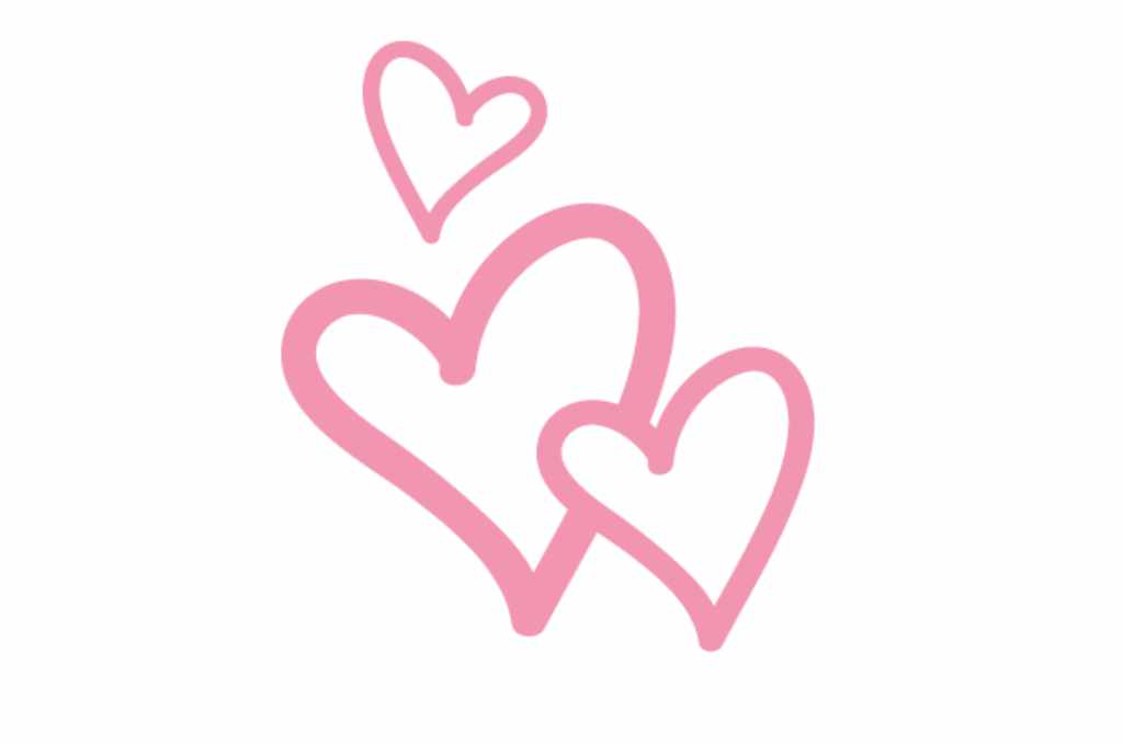 vector descargable para reproducir el diseño de unos corazones.  Utiliza tu máquina de corte CNC para la realización de este proyecto.