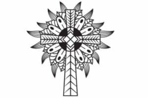 Cruz floral 1