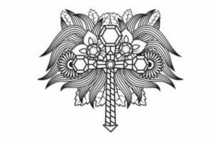 Cruz floral 5