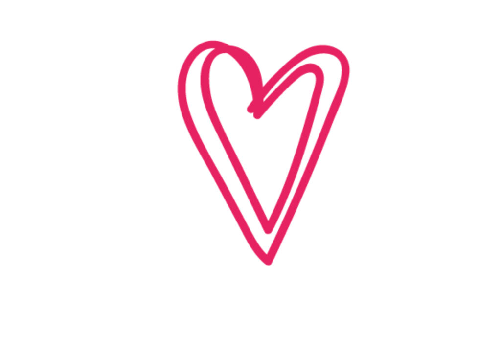 Dibujo de corazón — vector para corte CNC