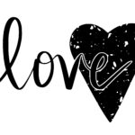 vector descargable para reproducir el diseño de LOVE corazón.  Utiliza tu máquina de corte CNC