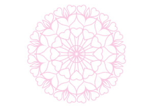 Mandala de corazones