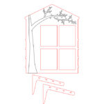 Marco casa 3mm - Vector descarganle para corte CNC y grabado laser gratis | Stanser