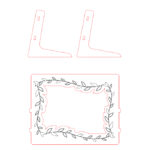 Marco hojas 3mm - Vector descarganle para corte CNC y grabado laser gratis | Stanser