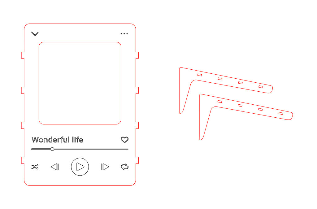 Marco reproductor de música