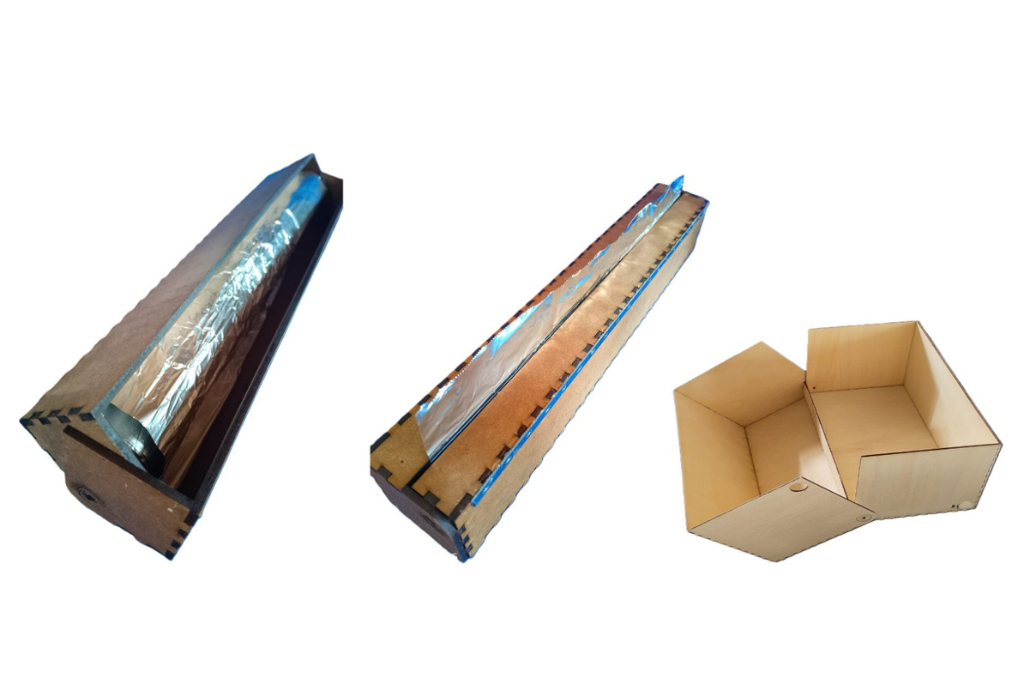 Caja rollo de aluminio