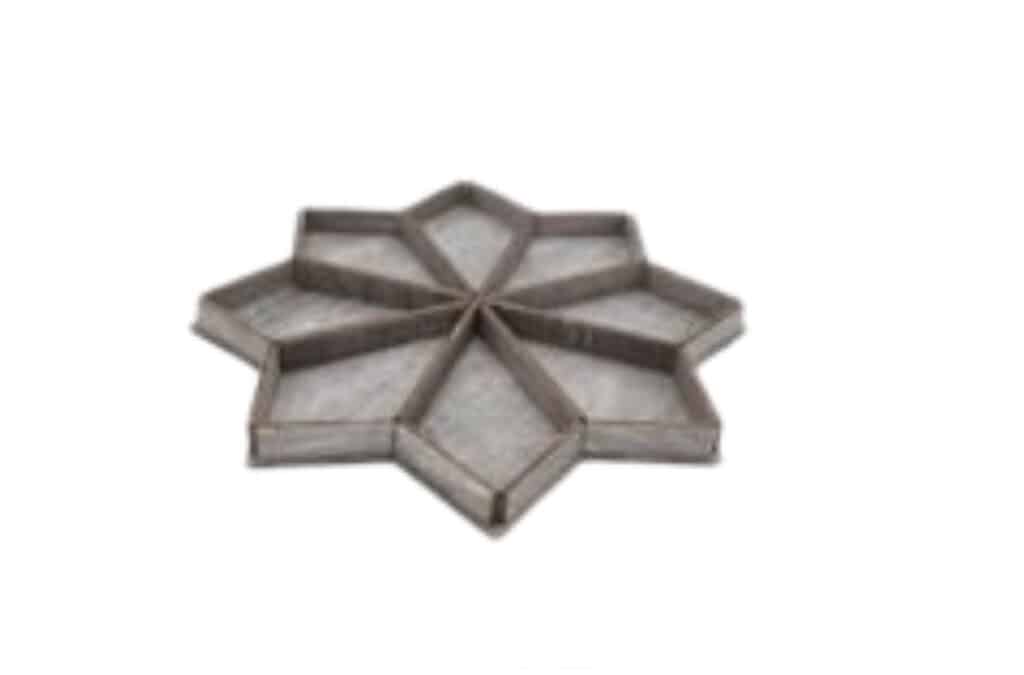 Charola de servicio flor