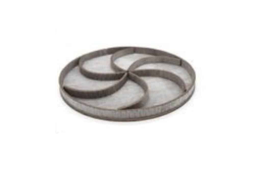 Charola de servicio circular