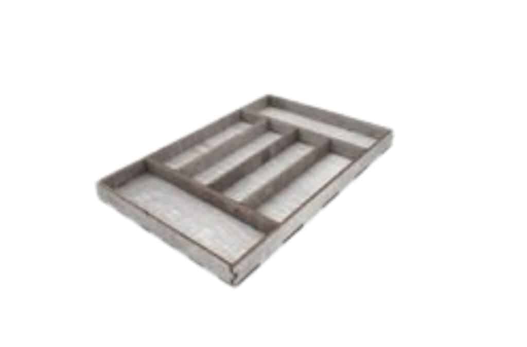 Charola de servicio rectangular